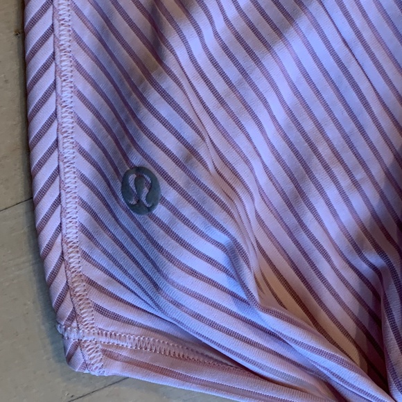 Lululemon 'ahead by miles' tie back mesh tee, small.  GD - Picture 4 of 6